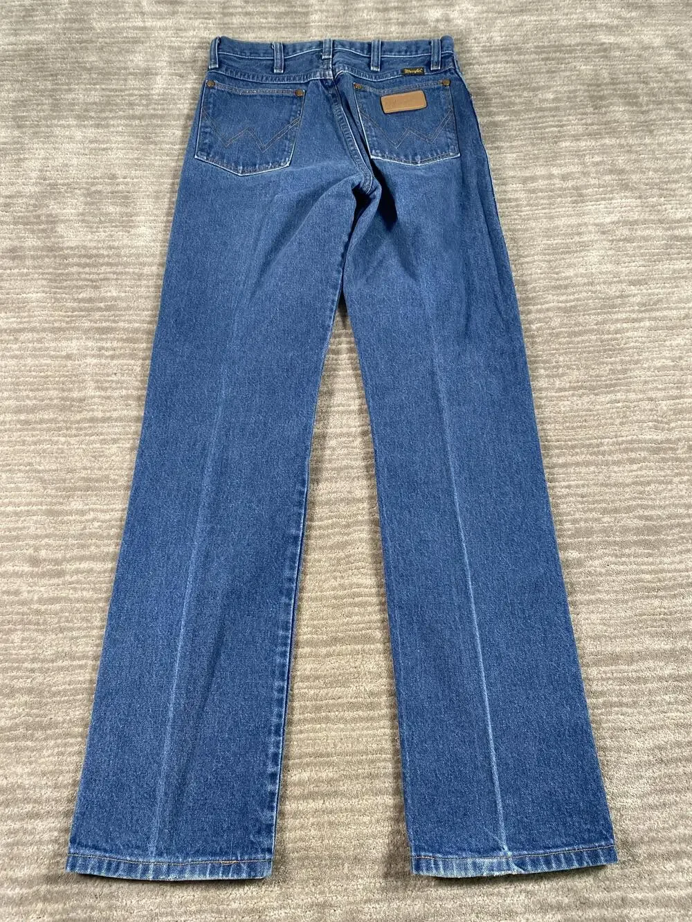 Wrangler Jeans Mens 31x33 Blue Denim Cowboy Cut Straight Leg 13MWZ Made USA